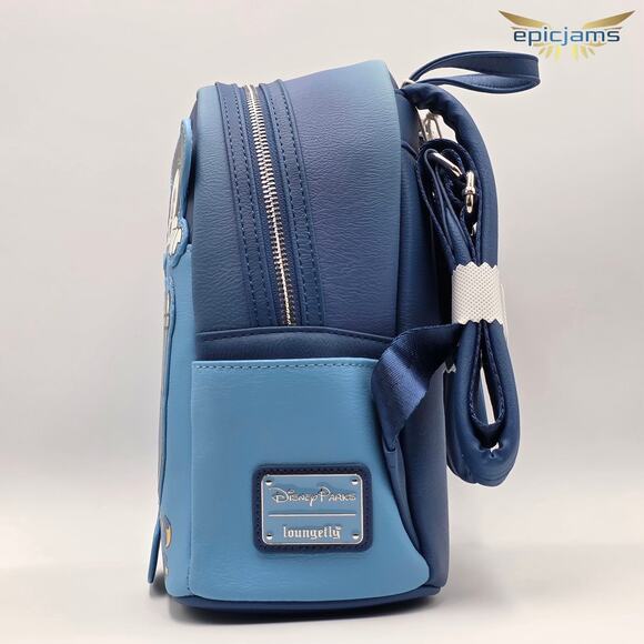 Loungefly Disney Mickey & Minnie Mouse Hanukkah Light-Up Mini Backpack New - Picture 4 of 5